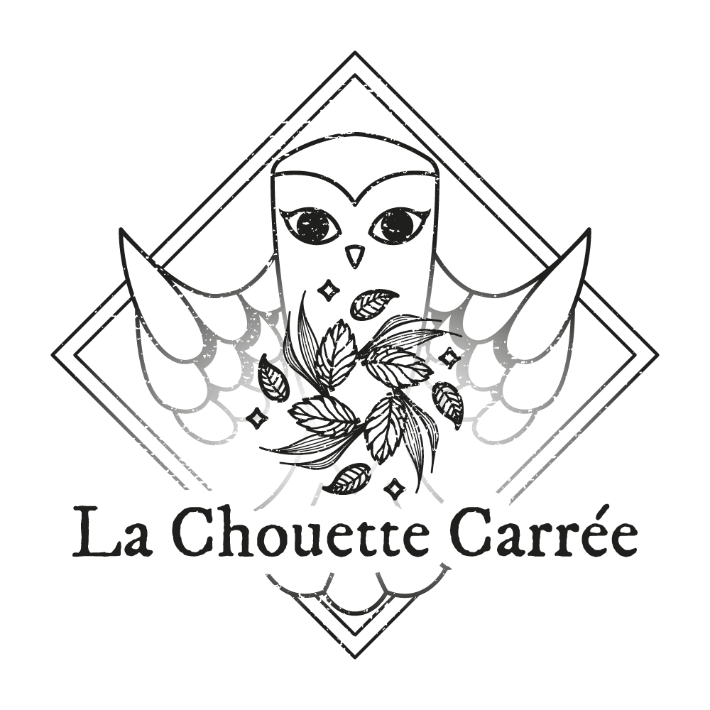 logo chouette carrée